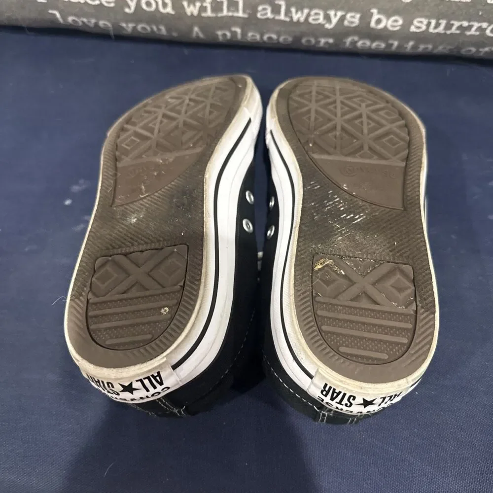 Size 5 (GS) - Converse Chuck Taylor All Star OX Low Black - 3J235C